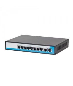 Гігабітний POE комутатор 10-портовий HongRui HR901-AFG-82N