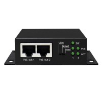 Коммутатор POE 3-х портовый индустриальный HongRui HR500-ATR-21