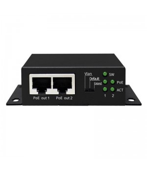 Коммутатор POE 3-х портовый индустриальный HongRui HR500-ATR-21