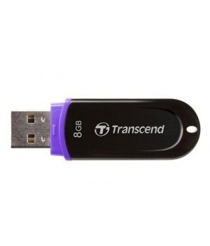Флеш память USB Flash Transcend 8GB JetFlash 300 Black/Purple