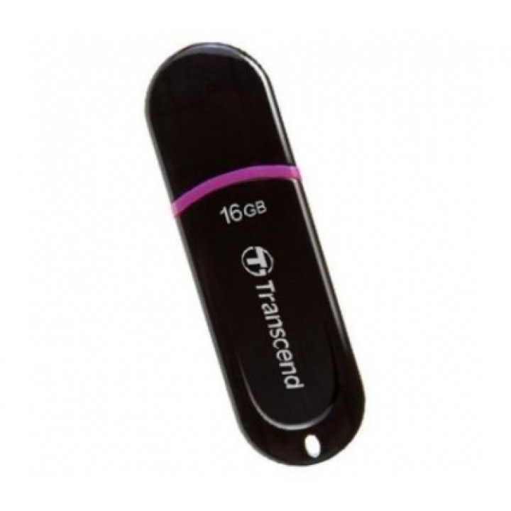 Флеш память USB Flash Transcend 16GB JetFlash 300 Black/Pink