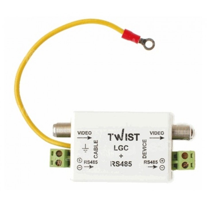 Twist-LGC+RS485 (грозозащита по коаксиалу и витой
