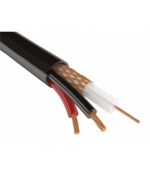 Кабель коаксиальный c питанием внешний Infocord RG-59+2*0.5