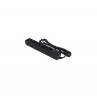 LogicPower LP-X5, 5 розеток, чёрный, 4.5 м