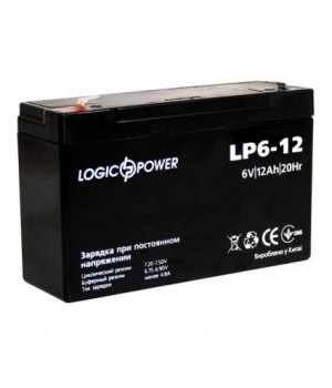 Аккумуляторная батарея LogicPower 6V 12 Ah