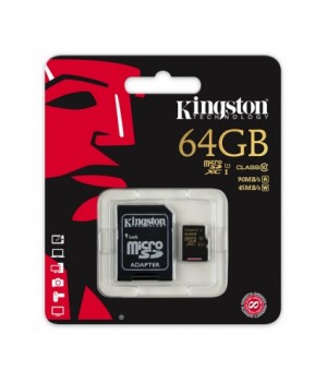 Карта памяти Kingston microSDXC 64Gb