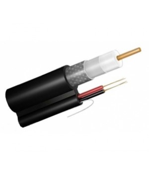 Кабель коаксиальный FinMark F690BCu-2x0.75 black