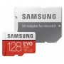 Карта памяти microSDXC 128GB Samsung EVO Plus UHS-I + SD адаптер