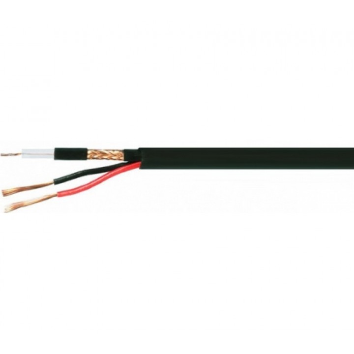 Кабель коаксиальный c питанием Одесскабель F690BVcu+2*0,75
