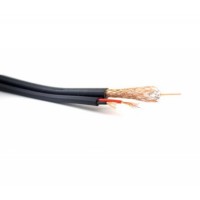 Кабель коаксиальный внешний Dialan RG59 0.8Cu + 2x0.50Cu