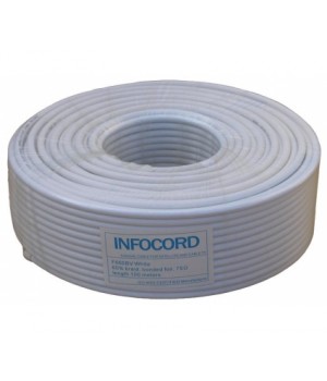 Кабель коаксиальный Infocord F660BV white