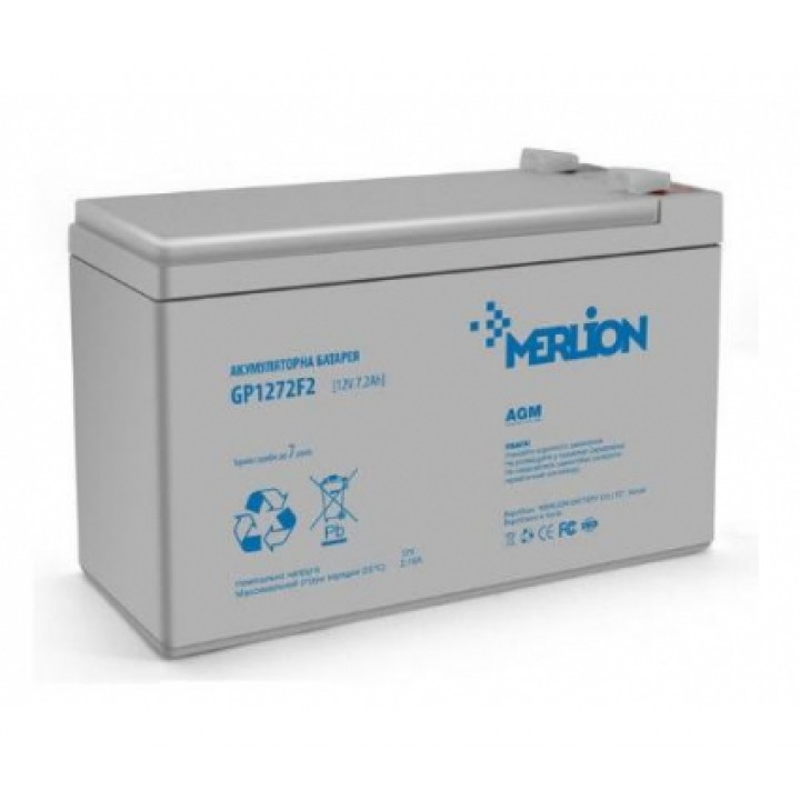 Акумуляторна батарея Merlion AGM 12V 7.2 Ah