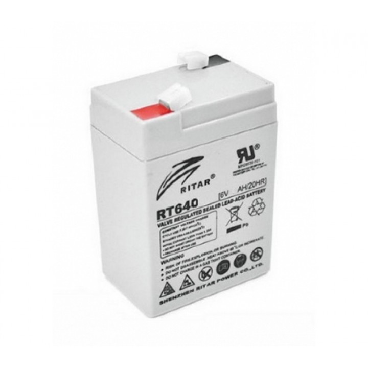 Аккумуляторная батарея Ritar RT640 (6V 4 Ah)