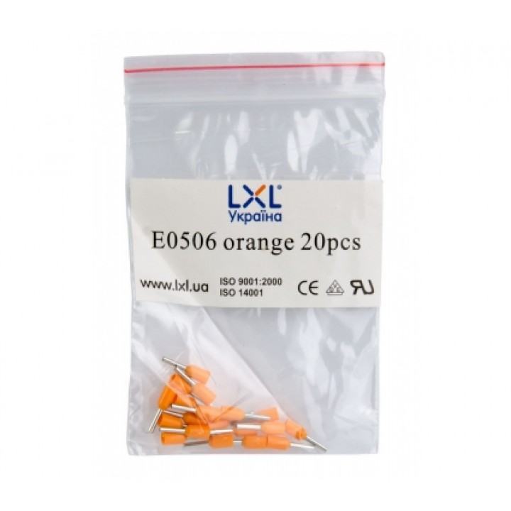 Наконечник штыревой LXL E0506 0,5мм