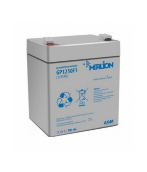 Аккумуляторная батарея Merlion GP1250F1 (12V 5Ah)