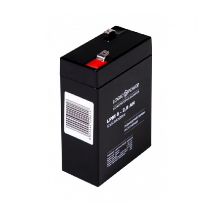 Аккумуляторная батарея LogicPower 6V 2.8 Ah