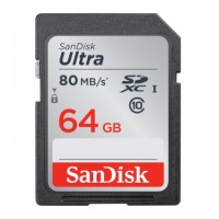 Карта памяти microSDHC Sandisk 64GB SDSDUNC-064G-GN6IN