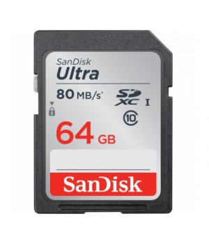 Карта памяти microSDHC Sandisk 64GB SDSDUNC-064G-GN6IN