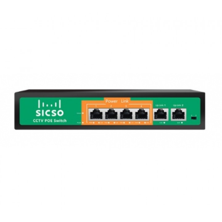 PoE коммутатор Sicso P4806J-4578 4 порта