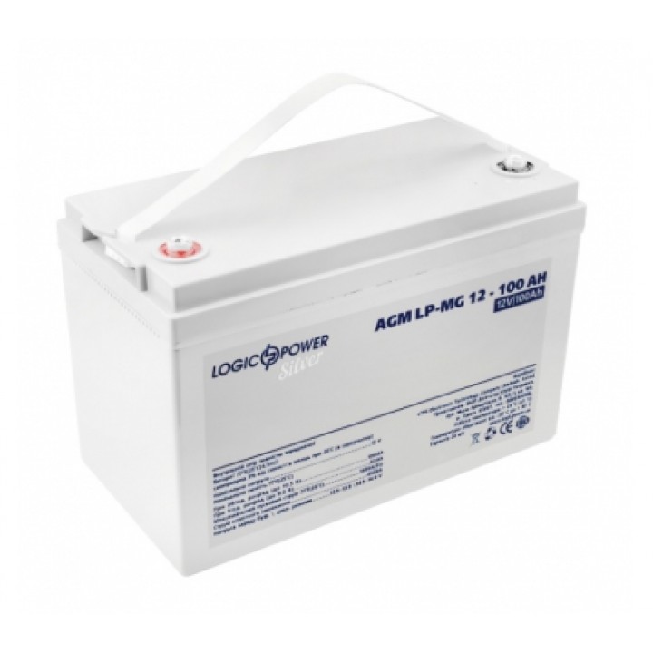 Аккумуляторная батарея LogicPower AGM LP-MG Silver 12-100AH