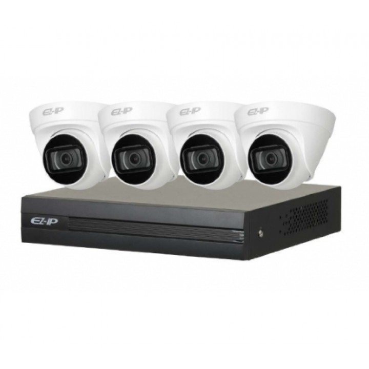 Комплект видеонаблюдения Dahua EZIP-KIT/NVR1B04HC-4P/E/4-T1B20