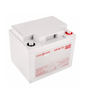 Аккумуляторная батарея LogicPower GL 12V 40 Ah Silver