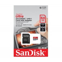 Карта памяти SanDisk microSDHC UHS-I Ultra 64Gb