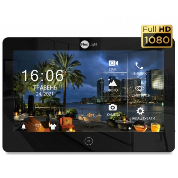 Видеодомофон NeoLight Mezzo HD Black