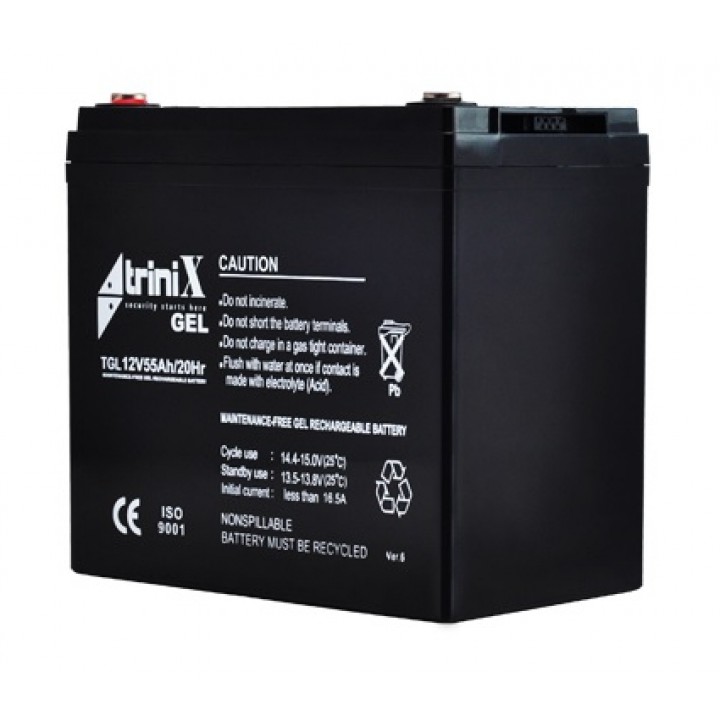 Аккумуляторная батарея гелевая Trinix 12V 55 Ah