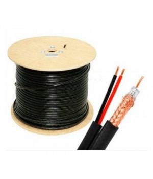 Кабель коаксиальный ATIS RG590-CU+2*0,75 PE 305M