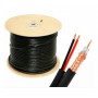 Кабель коаксиальный ATIS RG590-CU+2*0,75 PE 305M