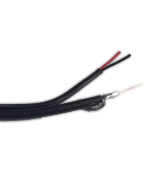 Кабель коаксиальный c питанием RITAR B305-RG59 (0,81 CCA, 64x0.12 CCA) + 2x0.5mm CU