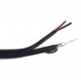 Кабель коаксиальный c питанием RITAR B305-RG59 (0,81 CCA, 64x0.12 CCA) + 2x0.5mm CU