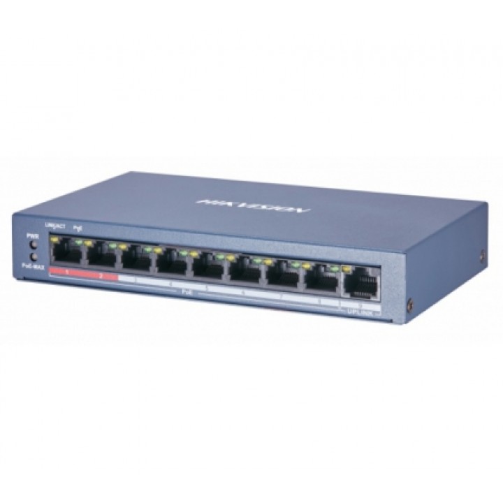Коммутатор Hikvision DS-3E0109P-E/M(B)