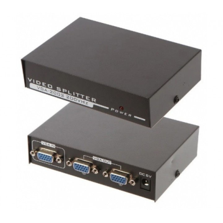 Видео Splitter VGA KV-FJ2502S 1x2