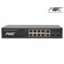 Коммутатор PoE NVC-1008GSR