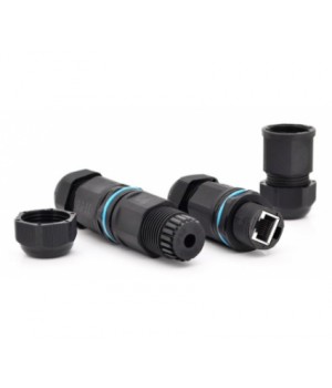 Соединитель RJ45 8P8C IP68 мама/мама