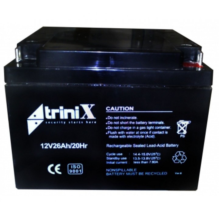 Аккумуляторная батарея Trinix 12V 26 Ah уценка
