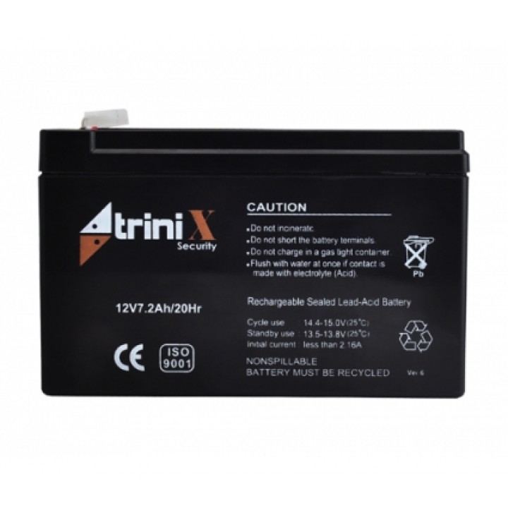 Аккумуляторная батарея Trinix 12V 7,2 Ah