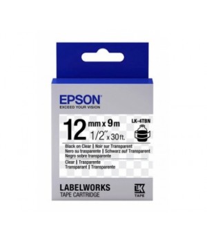 Картридж Epson LK4WBN 12mm/9m