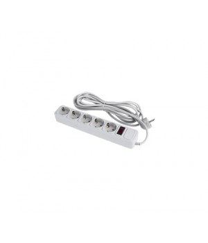 LogicPower LP-X5, 5 розеток, серый, 4.5 м