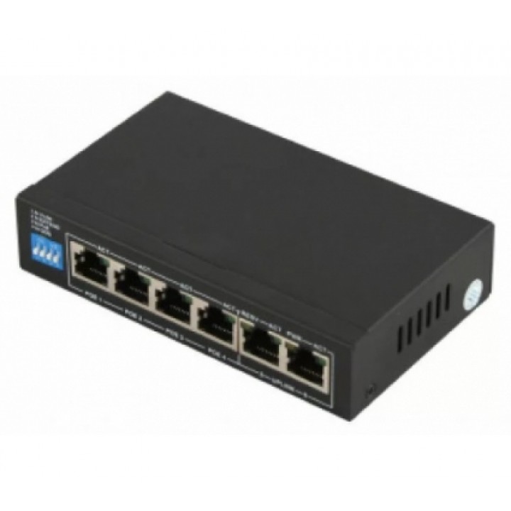 Комутатор PoE FoxGate S5904P-FE2-AI