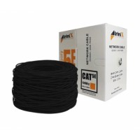 Кабель ЗЗЦМ UTP PE Cu 4x2x24 AWG (0.51) внешний с тросом (бухта 500 м.)