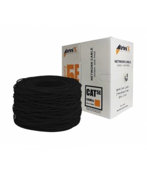 Кабель ЗЗЦМ UTP PE Cu 4x2x24 AWG (0.51) внешний с тросом (бухта 500 м.)