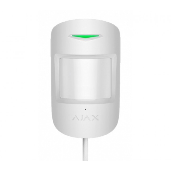 Датчик движения с микроволновым сенсором Ajax MotionProtect Plus Fibra white