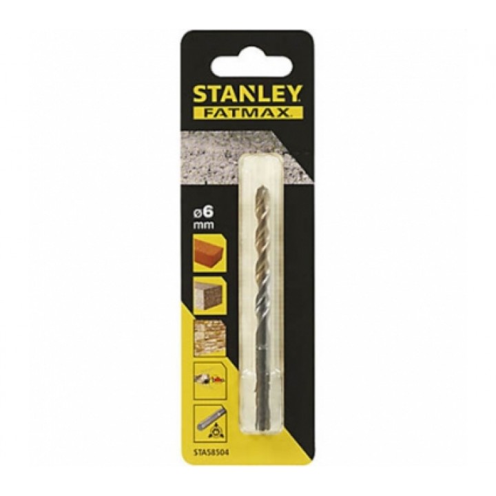 Сверло по кирпичу/камню Stanley 6мм