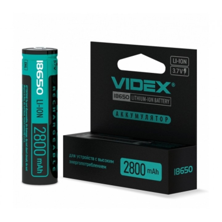 Аккумулятор Videx 18650 (2800 mAh) для Макс4064Р/Макс-ПР