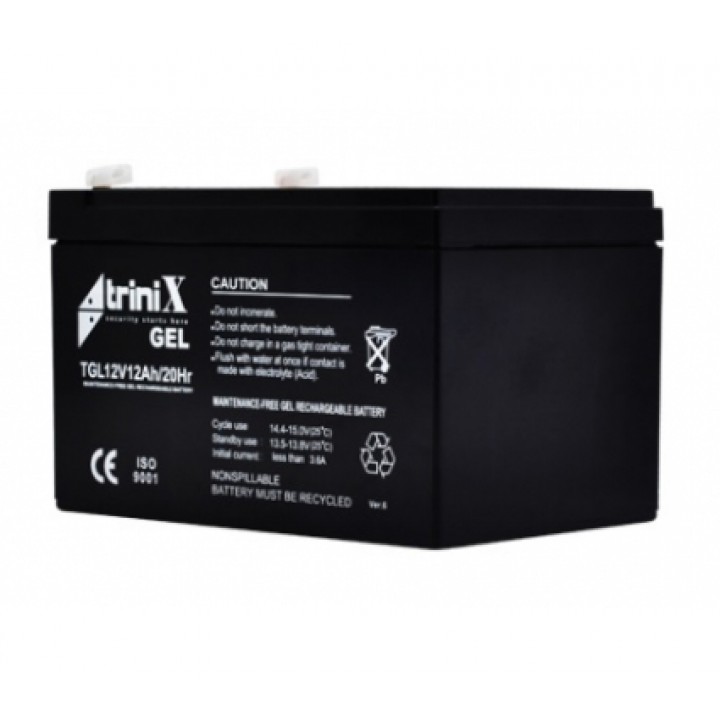 Аккумуляторная батарея гелева Trinix 12V 12 Ah