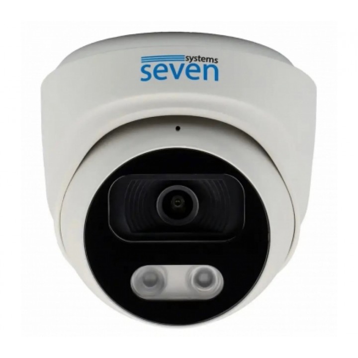 IP-відеокамера 2 Мп вулична/внутрішня SEVEN IP-7212PA white (2,8мм)