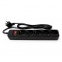 ProLogix 5 розеток 4,5 m чорний (PRS-075P5-45B)